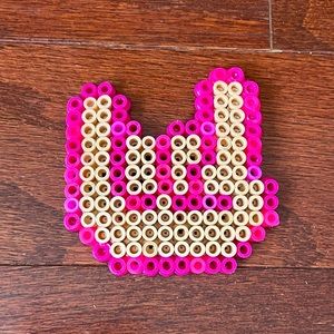 Rock On perler rave kandi bracelet